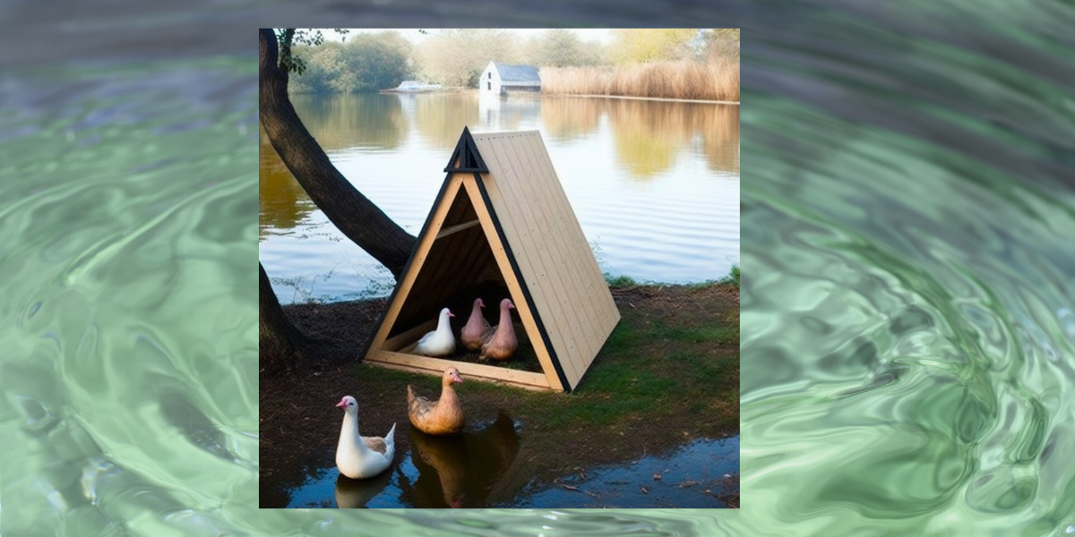 A frame duck coop plans