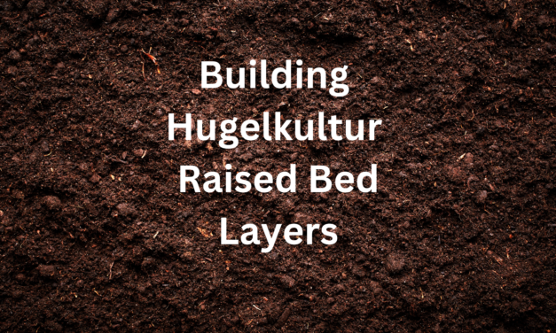 Hugelkultur Raised Bed Layers