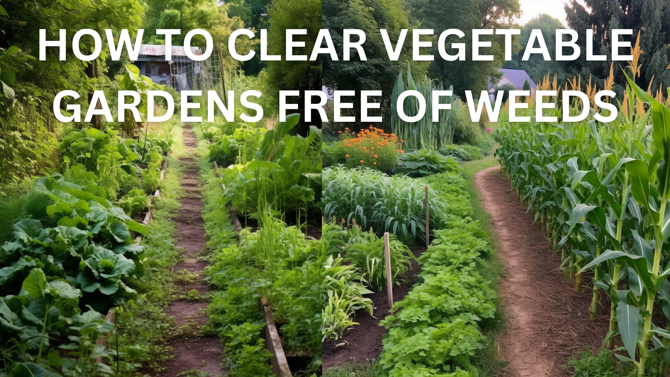 How to Clear a Vegetable Garden Full of Weeds