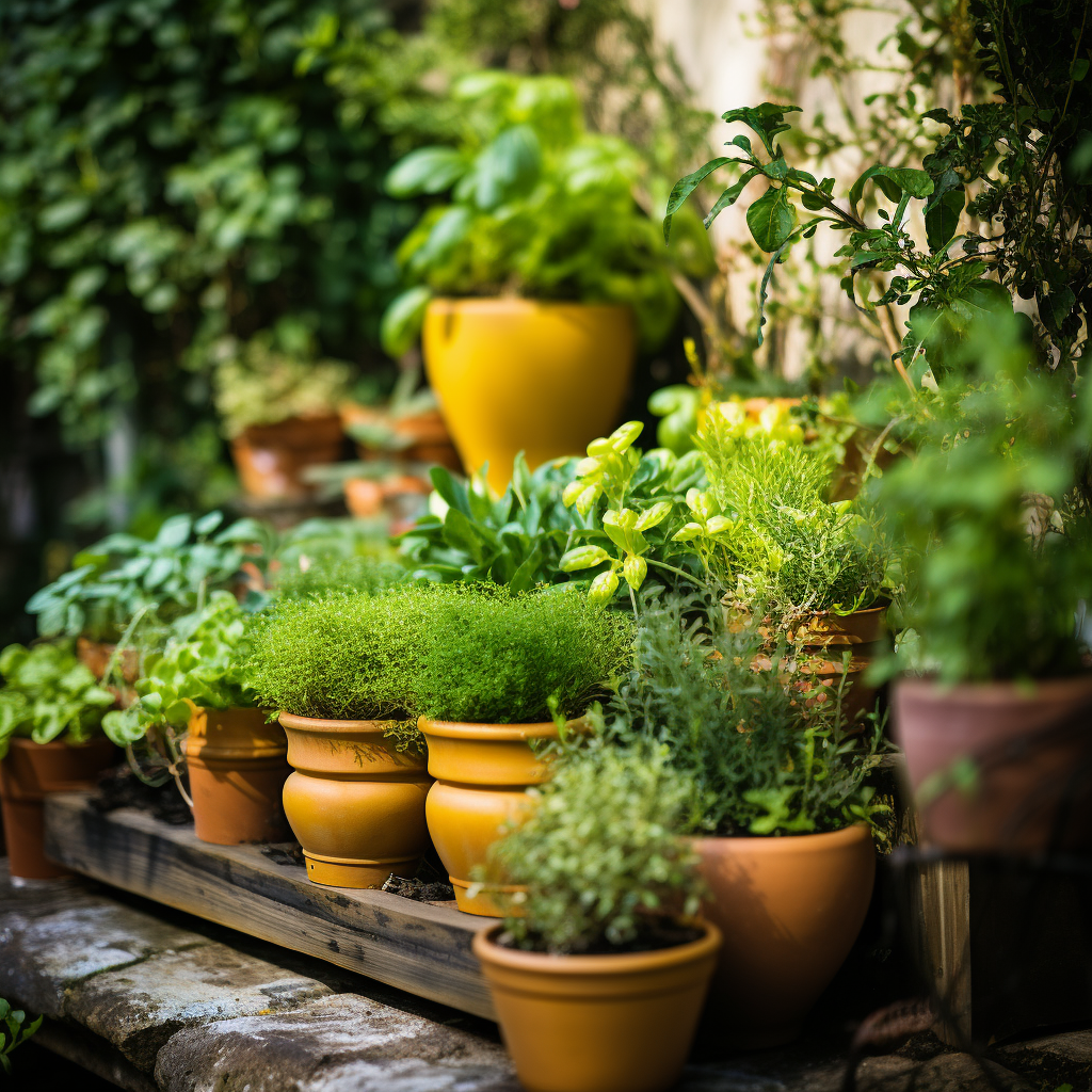 growing herbs