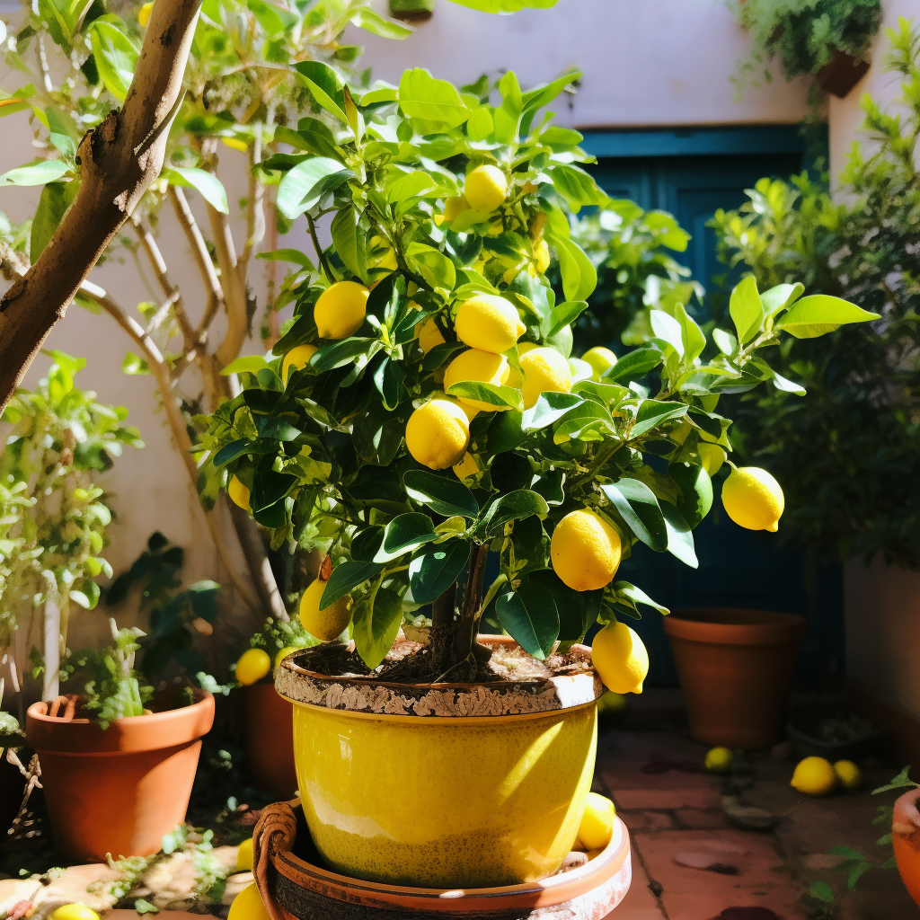 fruit trees in pots