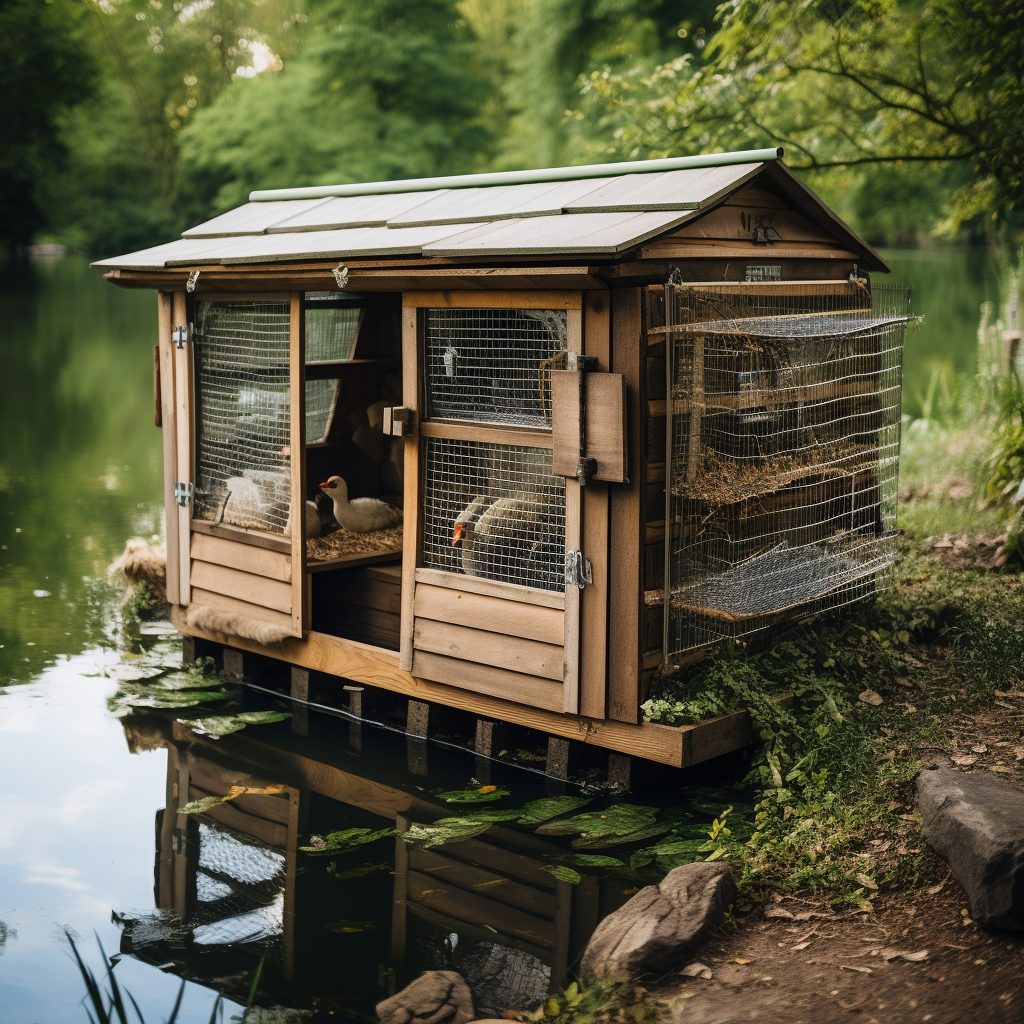 duck coop with predator prevention